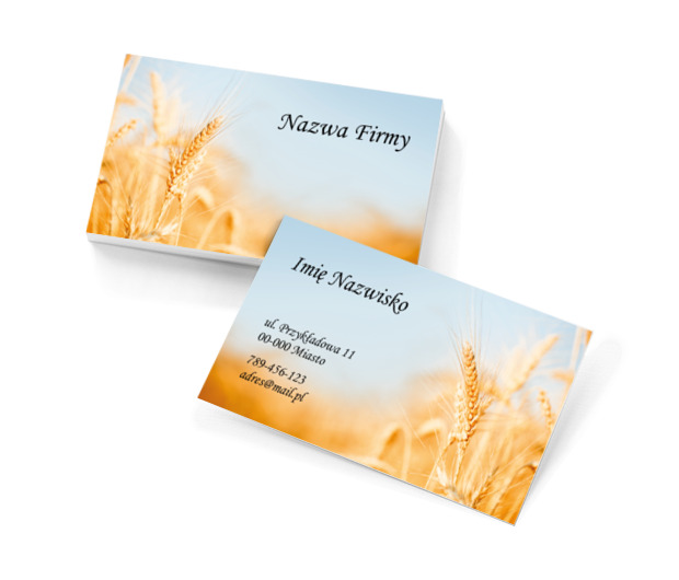 Twoje uprawy-gwarancja jakości, Motywy, Roślinne - Wizytówki Netprint szablony online