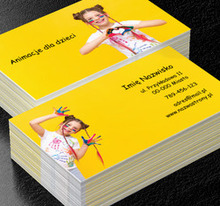 Zapowiedź radosnych harców, Rozrywka, Animator - Wizytówki Netprint