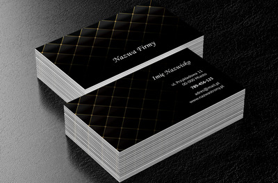 Zachwyć klientów szykownym stylem , Motywy, Glamour - Wizytówki Netprint