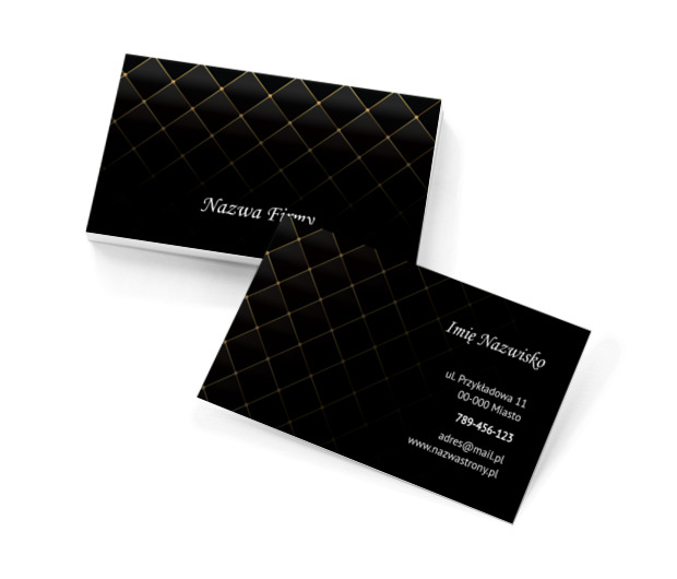 Zachwyć klientów szykownym stylem , Motywy, Glamour - Wizytówki Netprint szablony online
