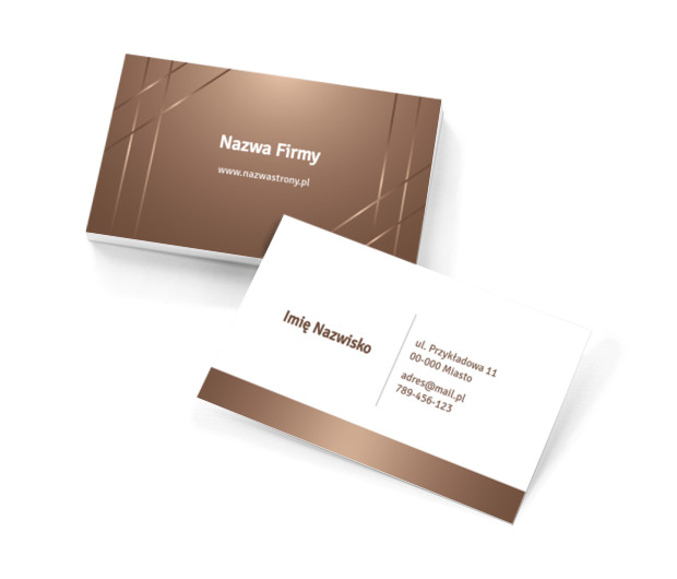 Wizytówka jak tabliczka czekolady, Motywy, Uniwersalne - Wizytówki Netprint szablony online