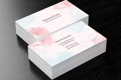 Artystyczna i efektowna reklama, Motywy, Abstrakcja - Wizytówki Netprint