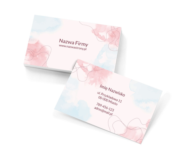 Artystyczna i efektowna reklama, Motywy, Abstrakcja - Wizytówki Netprint szablony online