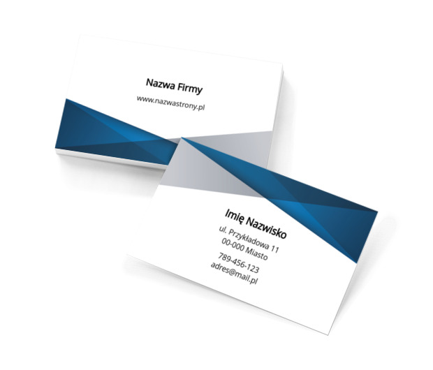 Minimalistyczna elegancja, Motywy, Abstrakcja - Wizytówki Netprint szablony online