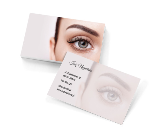 Wysoka jakość w zbliżeniu, Zdrowie i uroda, Salon kosmetyczny - Wizytówki Netprint szablony online