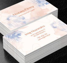 Reklama w stylu romantycznym, Motywy, Roślinne - Wizytówki Netprint