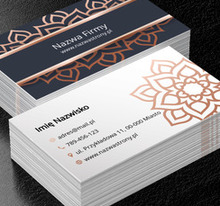 Orientalne ornamenty, Zdrowie i uroda, SPA - Wizytówki Netprint