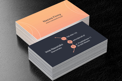 Kontrast kolorów, który przykuwa uwagę, Motywy, Uniwersalne - Wizytówki Netprint