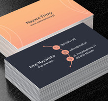 Kontrast kolorów, który przykuwa uwagę, Motywy, Uniwersalne - Wizytówki Netprint