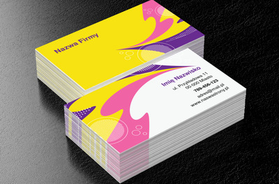 Zapisz się w pamięci konsumenta, Motywy, Abstrakcja - Wizytówki Netprint