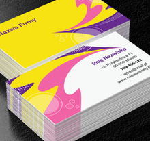 Zapisz się w pamięci konsumenta, Motywy, Abstrakcja - Wizytówki Netprint