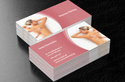 Masażysta w pracy robi wrażenie, Medycyna, Masażysta - Wizytówki Netprint