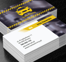 Szybki, czytelny przekaz transportowy, Transport, Taxi - Wizytówki Netprint