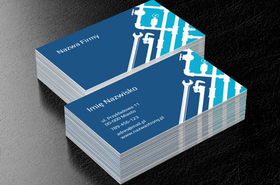 Manifest technicznych możliwości, Usługi domowe, Hydraulik - Wizytówki Netprint