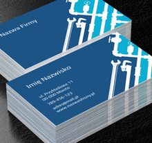 Manifest technicznych możliwości, Usługi domowe, Hydraulik - Wizytówki Netprint