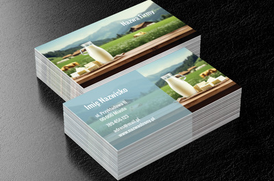 Sielska prezentacja produktów, Środowisko i Przyroda, Hodowla zwierząt - Wizytówki Netprint