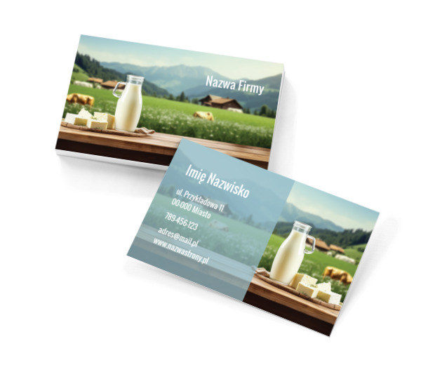 Sielska prezentacja produktów, Środowisko i Przyroda, Hodowla zwierząt - Wizytówki Netprint szablony online
