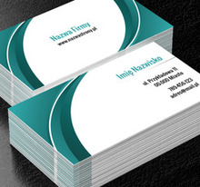 Turkusowa odsłona elegancji, Motywy, Uniwersalne - Wizytówki Netprint