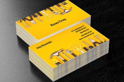 Przyciągnij wzrok energetycznym kolorem, Budownictwo, Remont i Wykończenia - Wizytówki Netprint