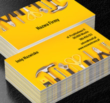 Przyciągnij wzrok energetycznym kolorem, Budownictwo, Remont i Wykończenia - Wizytówki Netprint