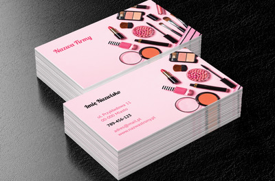 Tutaj rządzi róż, Zdrowie i uroda, Wizaż - Wizytówki Netprint