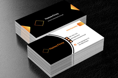 Elegancka czerń, Motywy, Klasyczne - Wizytówki Netprint