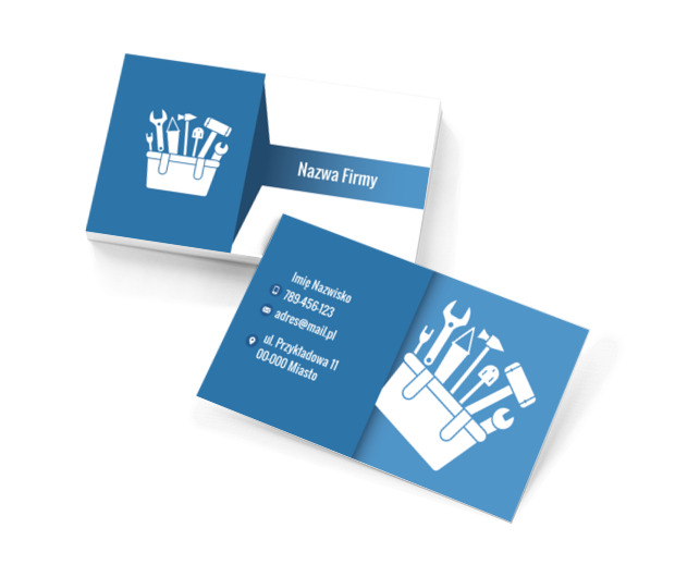 Wizytówka fachowca, Budownictwo, Remont i Wykończenia - Wizytówki Netprint szablony online