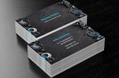 Ciężka praca jest drogą do sukcesu, Zdrowie i uroda, Siłownia - Wizytówki Netprint