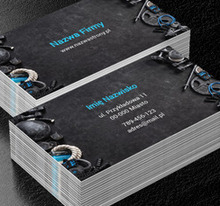 Ciężka praca jest drogą do sukcesu, Zdrowie i uroda, Siłownia - Wizytówki Netprint