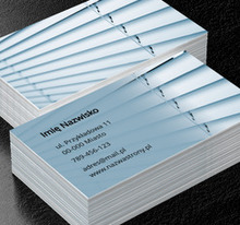 Białe żaluzje, Budownictwo, Rolety - Wizytówki Netprint