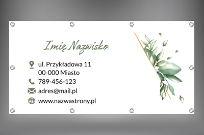 Subtelność, która przyciąga spojrzenia, Motywy, Roślinne - Banery Netprint