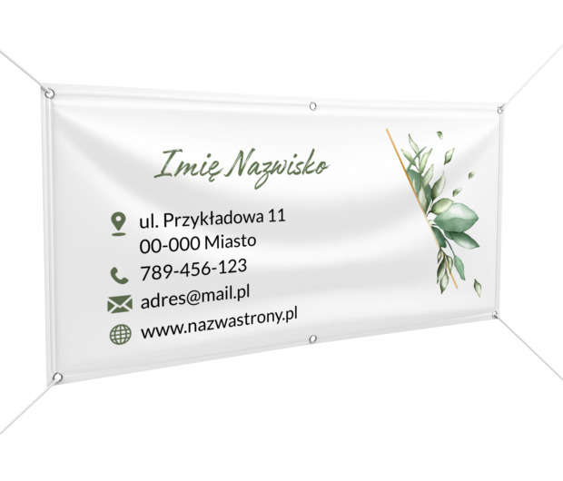 Subtelność, która przyciąga spojrzenia, Motywy, Roślinne - Banery Netprint szablony online