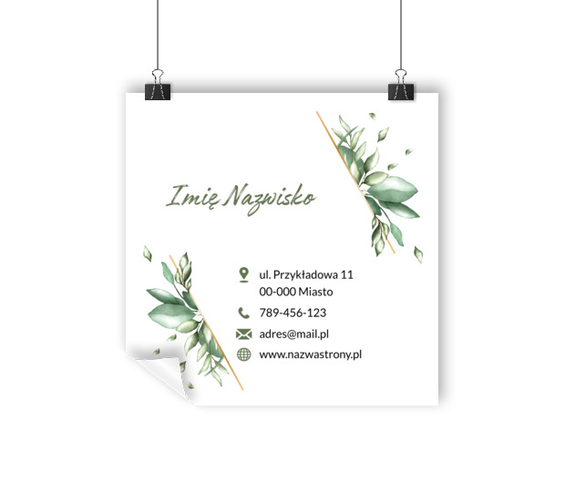 Estetyka, która mówi więcej niż słowa, Motywy, Roślinne - Plakaty Wielkoformatowe Netprint szablony online