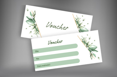 Prezent, który cieszy już od pierwszego spojrzenia, Motywy, Roślinne - Vouchery Netprint