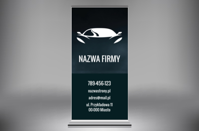 Z pazurem dla branży auto, Motoryzacja, Dealer - Roll-up Netprint