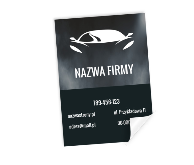 Nowoczesność, która nie znika w tłumie, Motoryzacja, Dealer - Plakaty Netprint szablony online