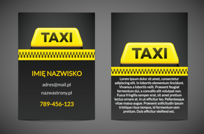 Klasyka, której szuka każdy pasażer, Transport, Taxi - Ulotki Netprint