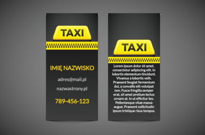 Mały format, duża siła przekazu, Transport, Taxi - Ulotki Netprint