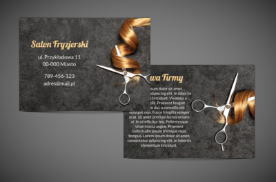 Elegancja, którą widać już na papierze, Zdrowie i Uroda, Salon Fryzjerski - Ulotki Netprint