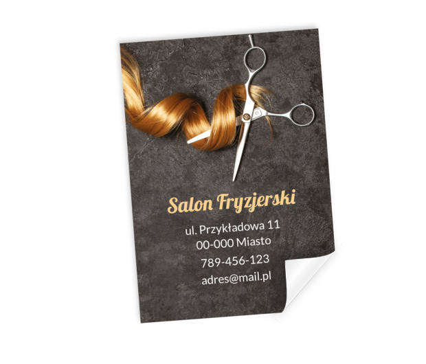 Estetyka, która przyciąga klienta, Zdrowie i uroda, Salon fryzjerski - Plakaty Netprint szablony online
