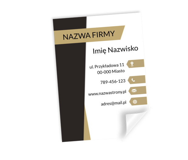 Nowoczesna prezentacja danych kontaktowych, Motywy, Uniwersalne - Plakaty Netprint szablony online