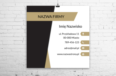 Nowoczesna forma wizualnej prezentacji danych, Motywy, Uniwersalne - Plakaty Wielkoformatowe Netprint