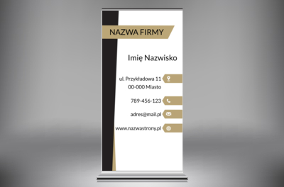 Stylowe narzędzie prezentacyjne dla profesjonalistów, Motywy, Uniwersalne - Roll-up Netprint