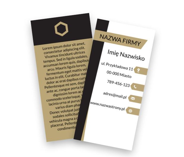 Profesjonalna komunikacja w kompaktowym formacie, Motywy, Uniwersalne - Ulotki Netprint szablony online