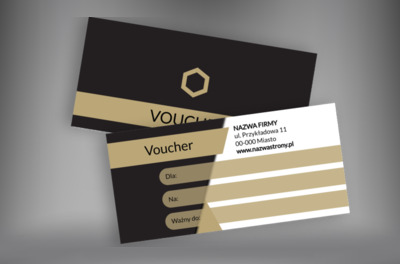 Minimalizm i prestiż w komunikacji wizualnej, Motywy, Uniwersalne - Vouchery Netprint