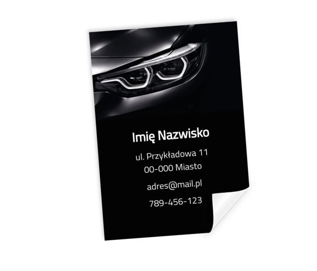 Minimalistyczna elegancja z motoryzacyjnym akcentem, Motoryzacja, Dealer - Plakaty Netprint szablony online