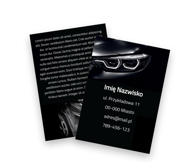 Moc detalu i nowoczesna elegancja, Motoryzacja, Dealer - Ulotki Netprint szablony online