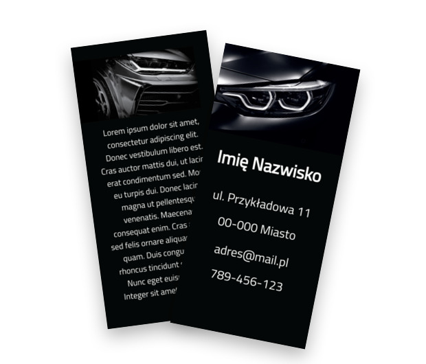 Minimalizm i moc w motoryzacyjnym stylu, Motoryzacja, Dealer - Ulotki Netprint szablony online