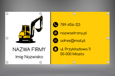 Widoczność, która pracuje na Twoją markę, Budownictwo, Wynajem sprzętu - Banery Netprint