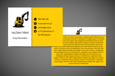 Profesjonalna identyfikacja wizualna dla firm technicznych, Budownictwo, Wynajem sprzętu - Ulotki Netprint